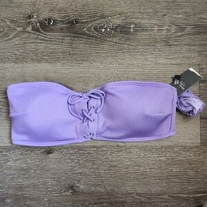 Abercrombie Purple Bikini Top Size L